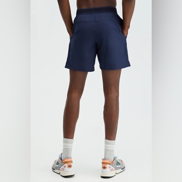 Fabletics Men Navy Blue Casual Athletic Shorts Sz XL - Picture 2 of 9